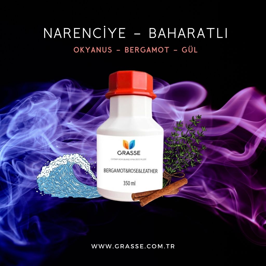 Bergamot Rose Leather Koku Kartuşu